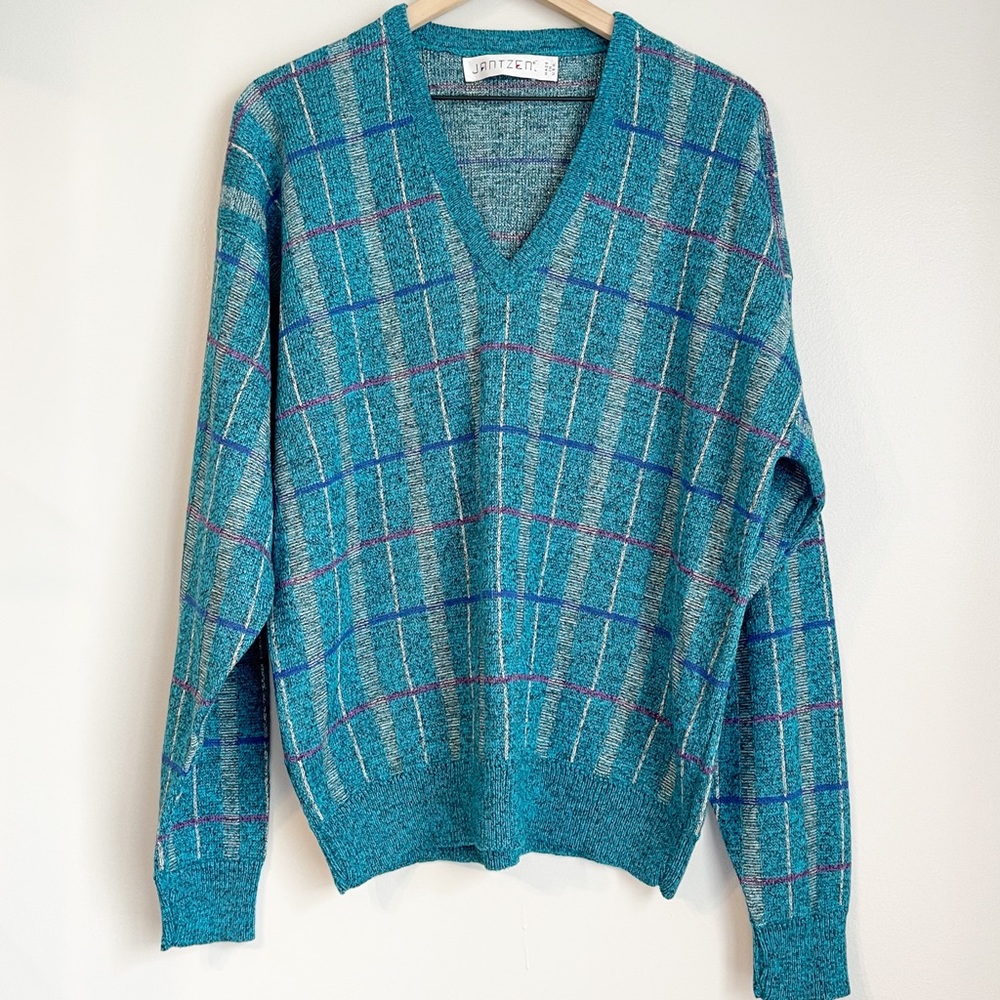 Vintage Jantzen Pullover Grandpa Sweater large - Picture 11 of 11